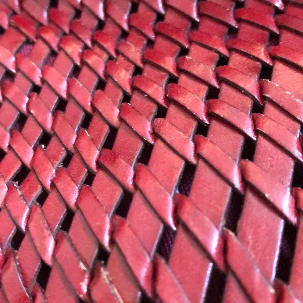 Cole Haan Red Woven Bag